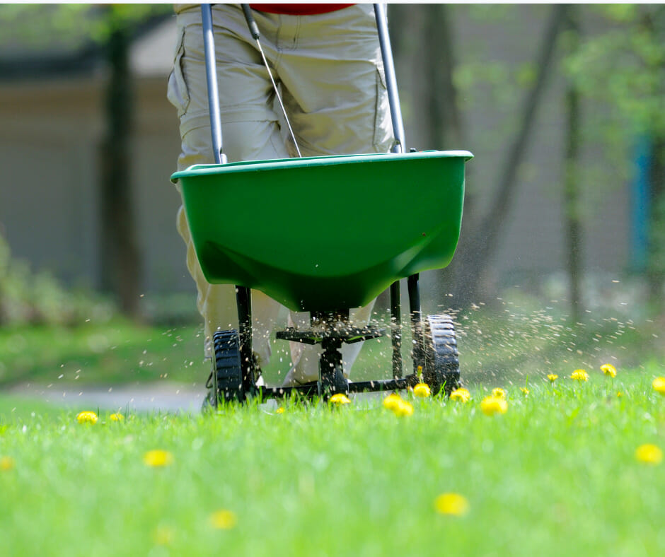 What causes rust stains on a concrete patio & driveway?