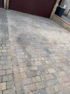 oil on driveway