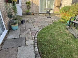 Before we have cleaned with our van-mounted machine