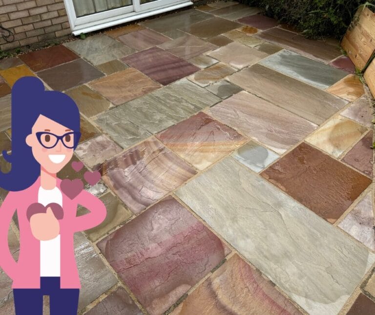 Patio and driveway cleaning in spring, the simple, sensible way